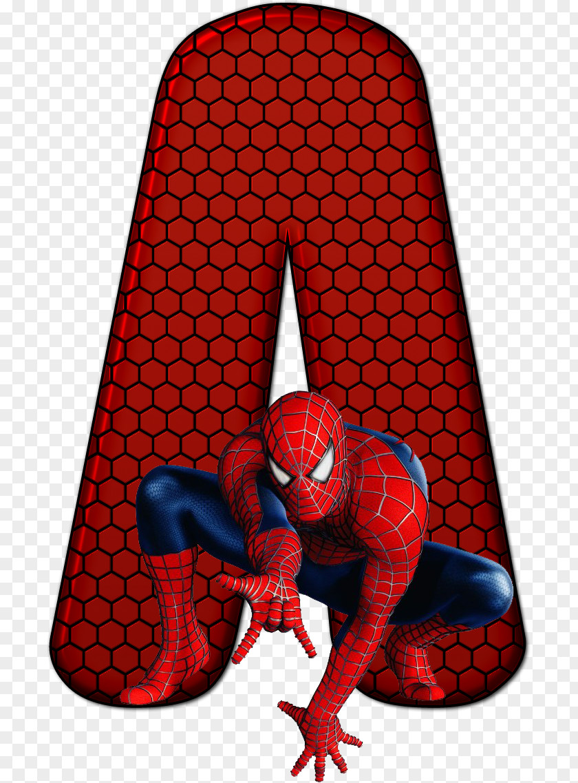 Spider-man Spider-Man Superhero Alphabet Male Clip Art PNG