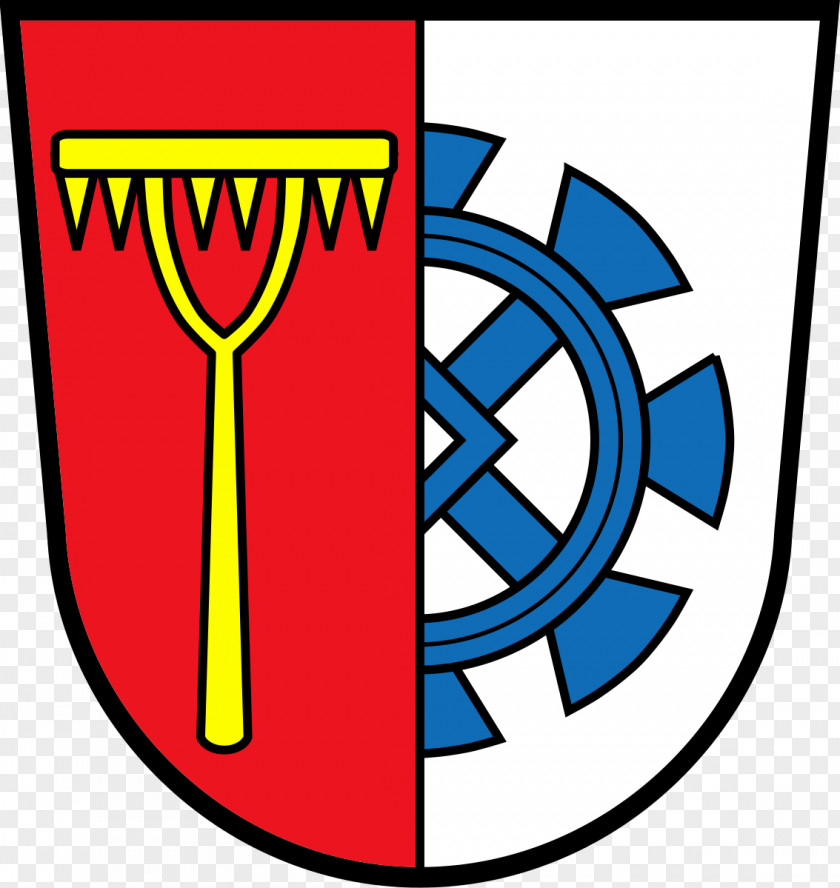 Coat Of Arms Rastrello Gemeinde Wilburgstetten Blazon Canting PNG