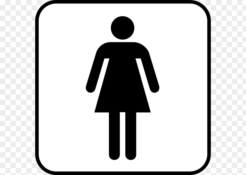Girls Only Cliparts Bathroom Public Toilet Female Clip Art PNG