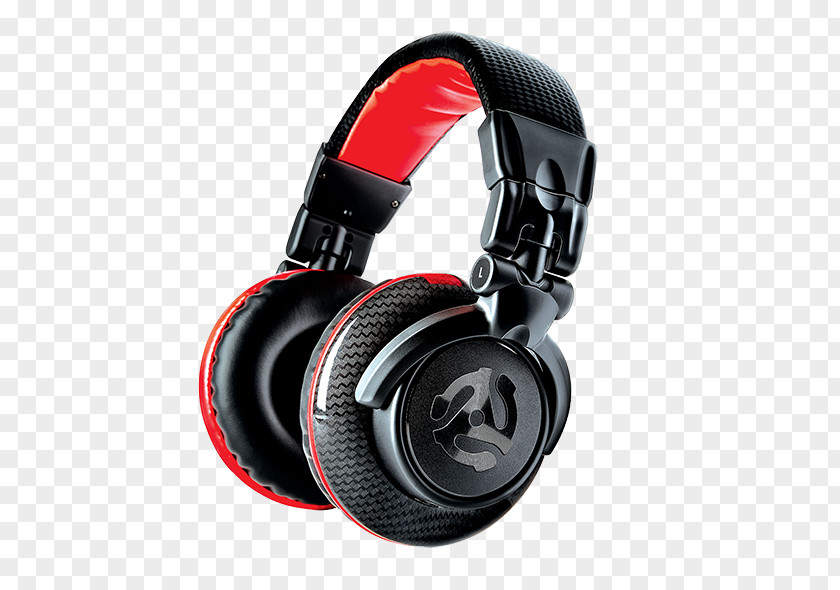 Headphones Numark Red Wave Kitsound DJ Compact Lightweight Foldable On-Ear With In-Line Microphone Compatible IPhone, IPad, Samsung And Android Disc Jockey Audio PNG