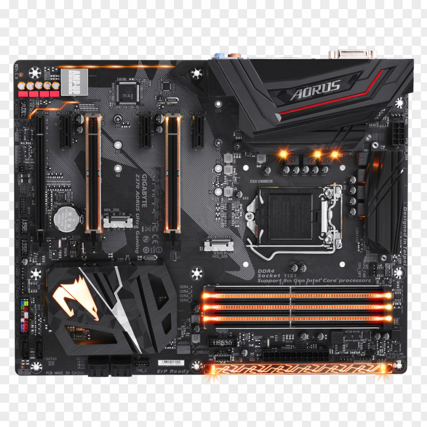 Intel ATX Motherboard Gigabyte Technology LGA 1151 PNG