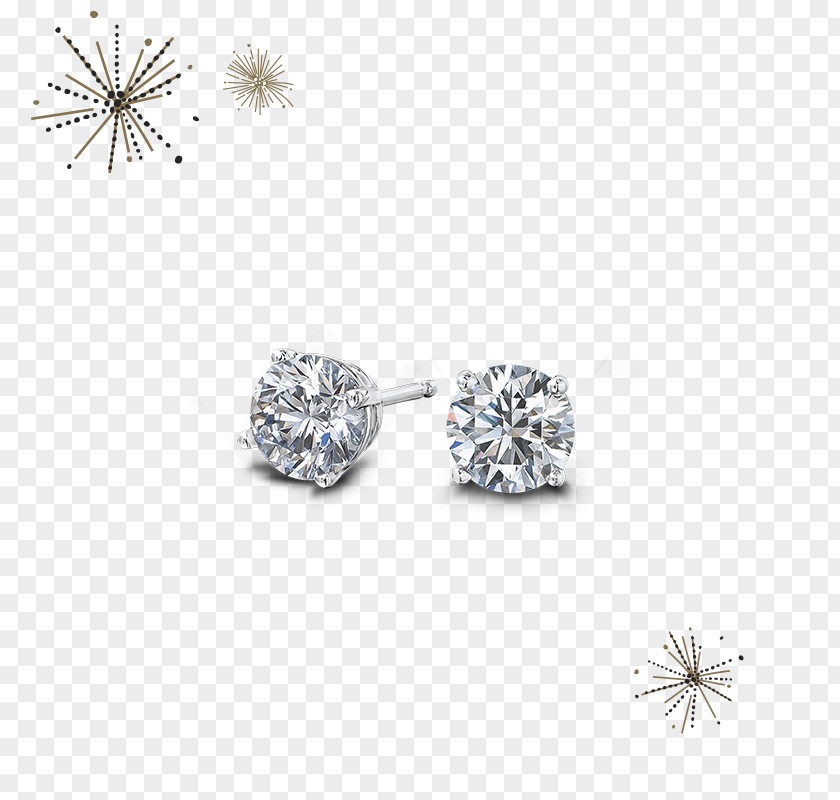 Diamond Stud Earrings Earring Body Jewellery Jewelry Design PNG