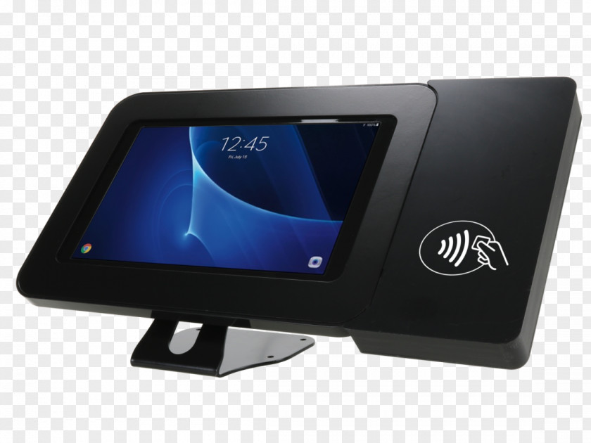 Nfc Electronics Accessory Near-field Communication Product Design Tablette Store Display Device PNG