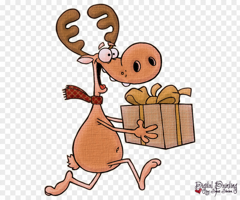 Santa Claus Reindeer Rudolph Vector Graphics Royalty-free PNG