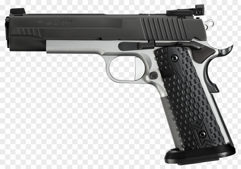 SIG Sauer 1911 .45 ACP Firearm Pistol PNG