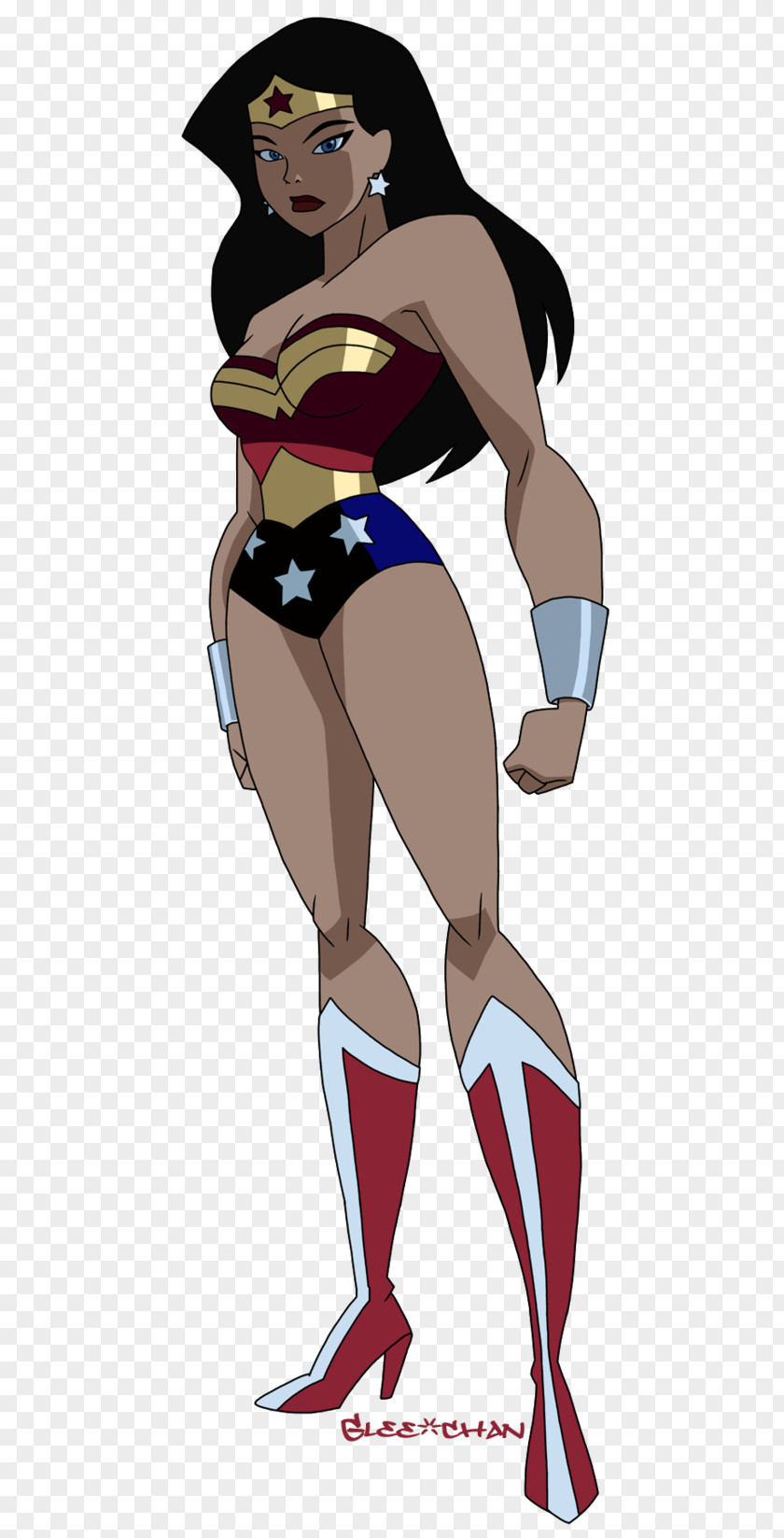 Comics Justice League Unlimited Susan Eisenberg Wonder Woman Black Canary Superhero PNG
