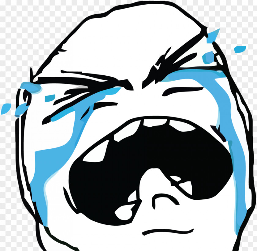 Crying Internet Meme Rage Comic PNG meme comic , *2* clipart PNG