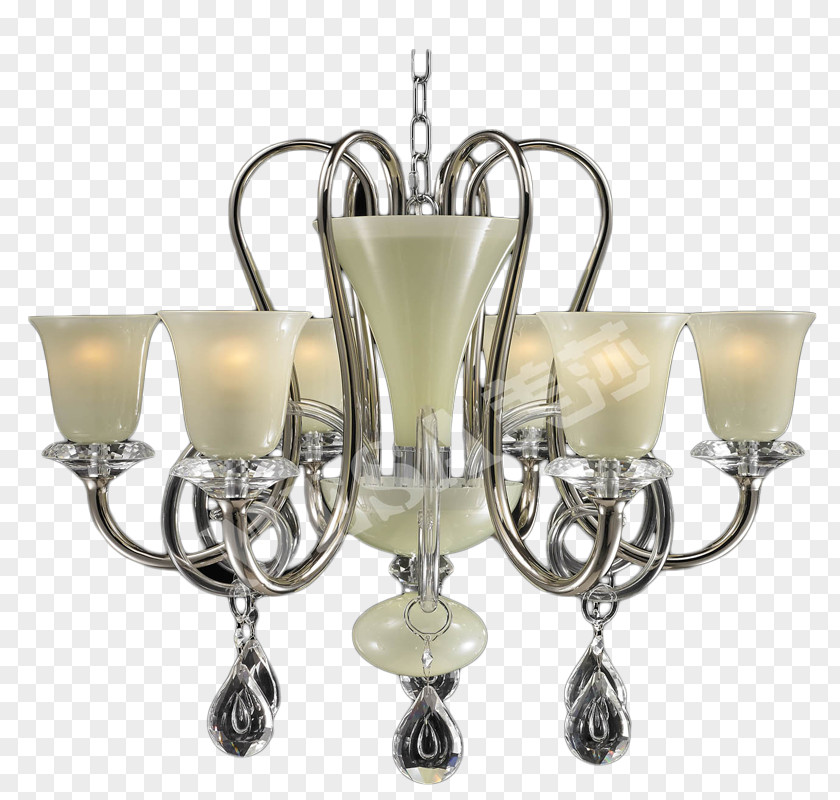 Mesa Jade Crystal Chandelier Lamp Cup Light PNG