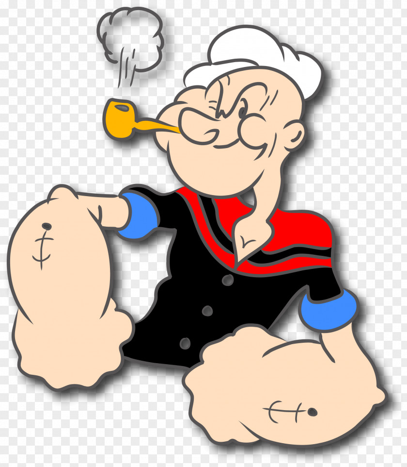 Popeye Clipart Bluto T-shirt Cartoon Character PNG