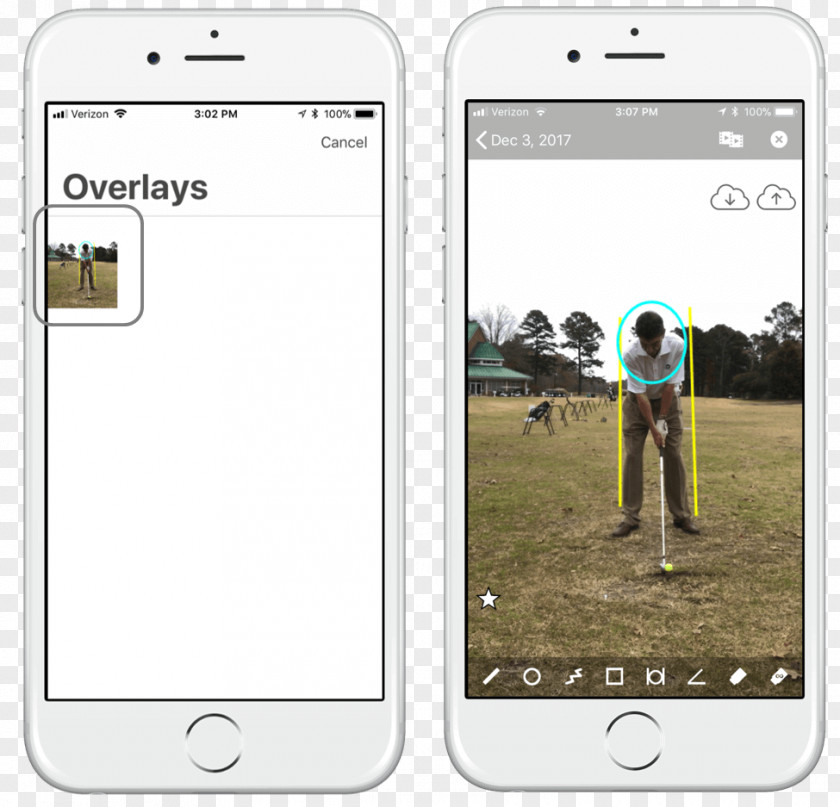 Smartphone Drawing Video Golf PNG