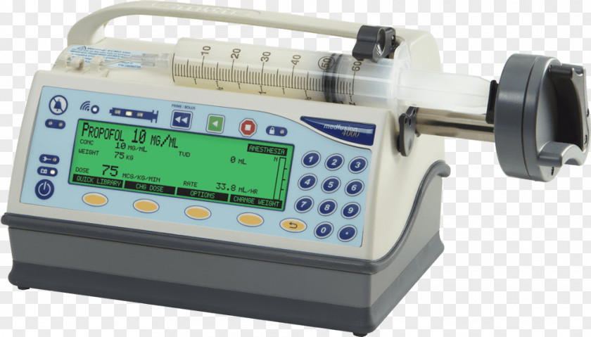 Syringe Infusion Pump Driver Intravenous Therapy PNG