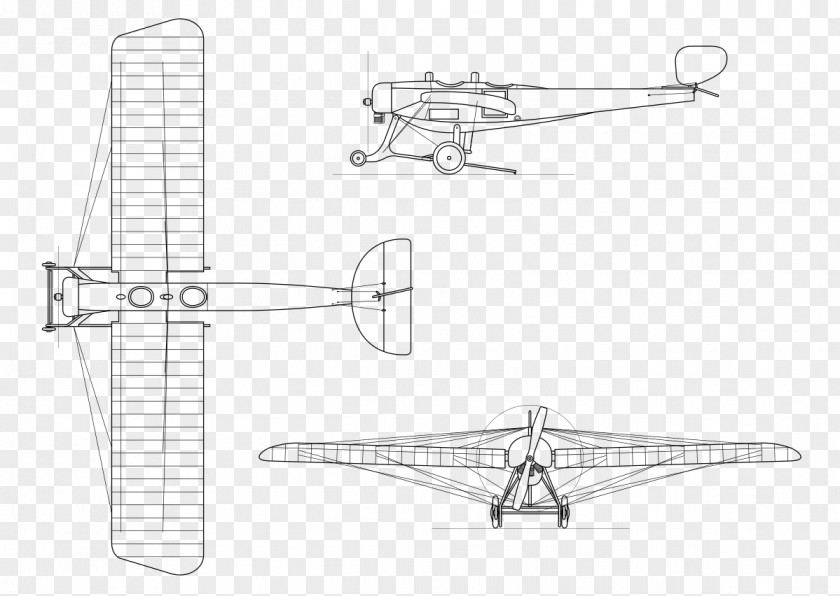 Airplane Aircraft Bristol Coanda Monoplanes M.1 Propeller PNG