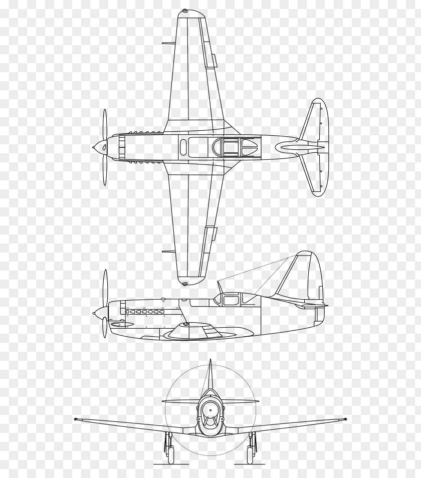 Airplane Mikoyan-Gurevich I-250 MiG-15 Aircraft Drawing PNG