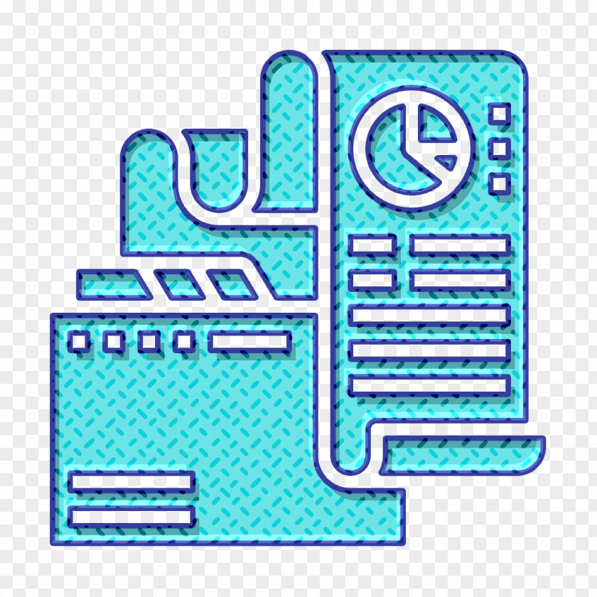 Fintech Icon Analysis Files And Folders PNG