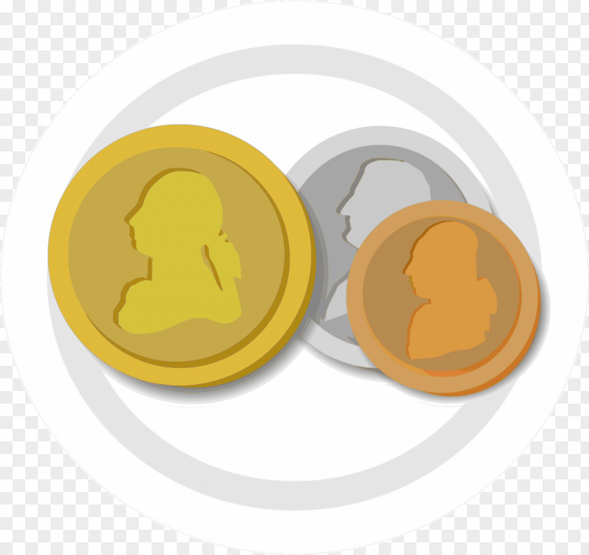 Gold Coins Floating Material Coin Clip Art PNG