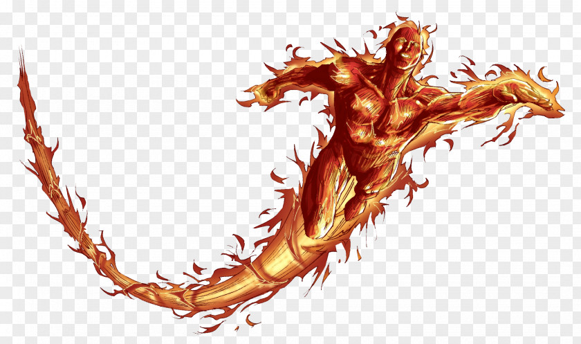 Human Torch Hd Invisible Woman Clip Art PNG