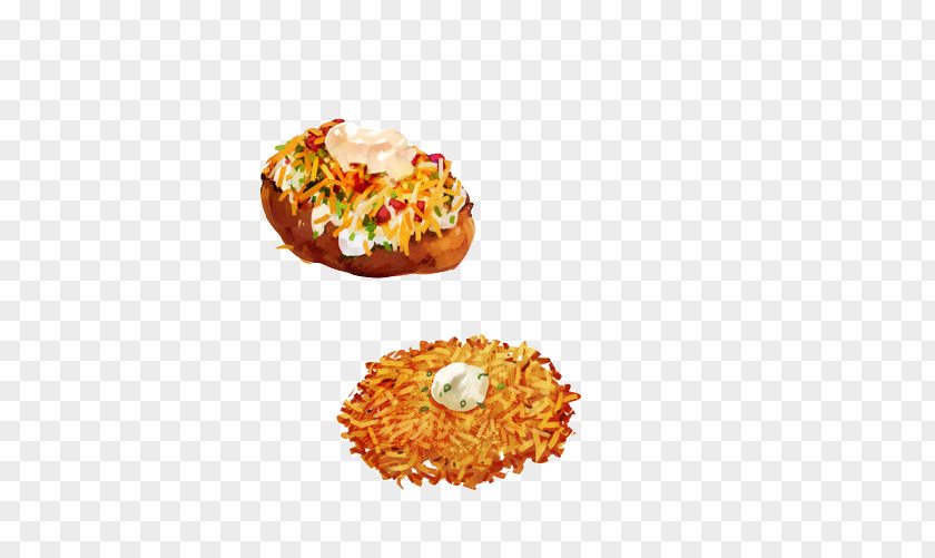 Fast Food Bread Hand Painting Material Picture Illustration PNG