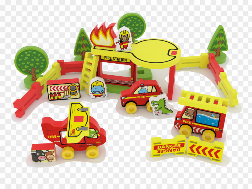 Firefighter Fire Department Construction Set Toy Block PNG