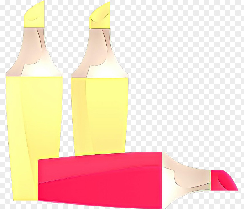 Yellow Bottle Pink Wine Water PNG