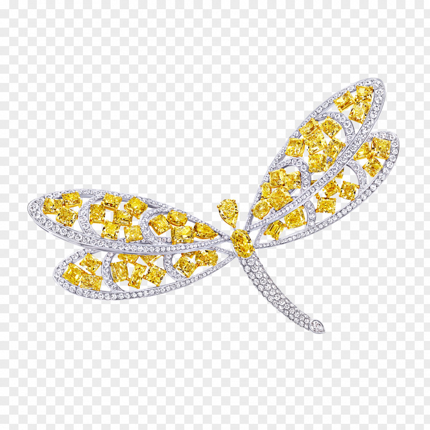 Dragonfly Earrings Graff Diamonds Brooch Jewellery Carat PNG
