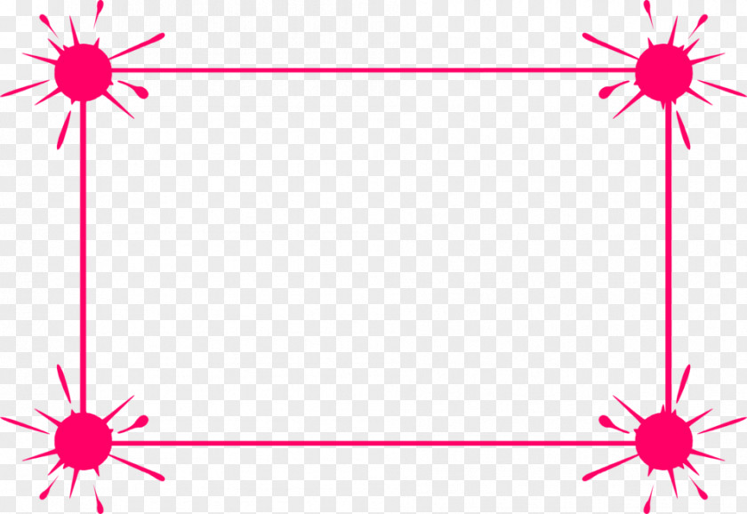 Pink Border Frame Transparent Picture Clip Art PNG