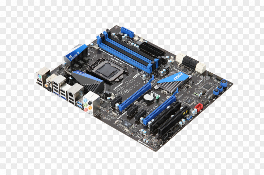 Power Socket Intel P67 Motherboard LGA 1155 MSI PNG