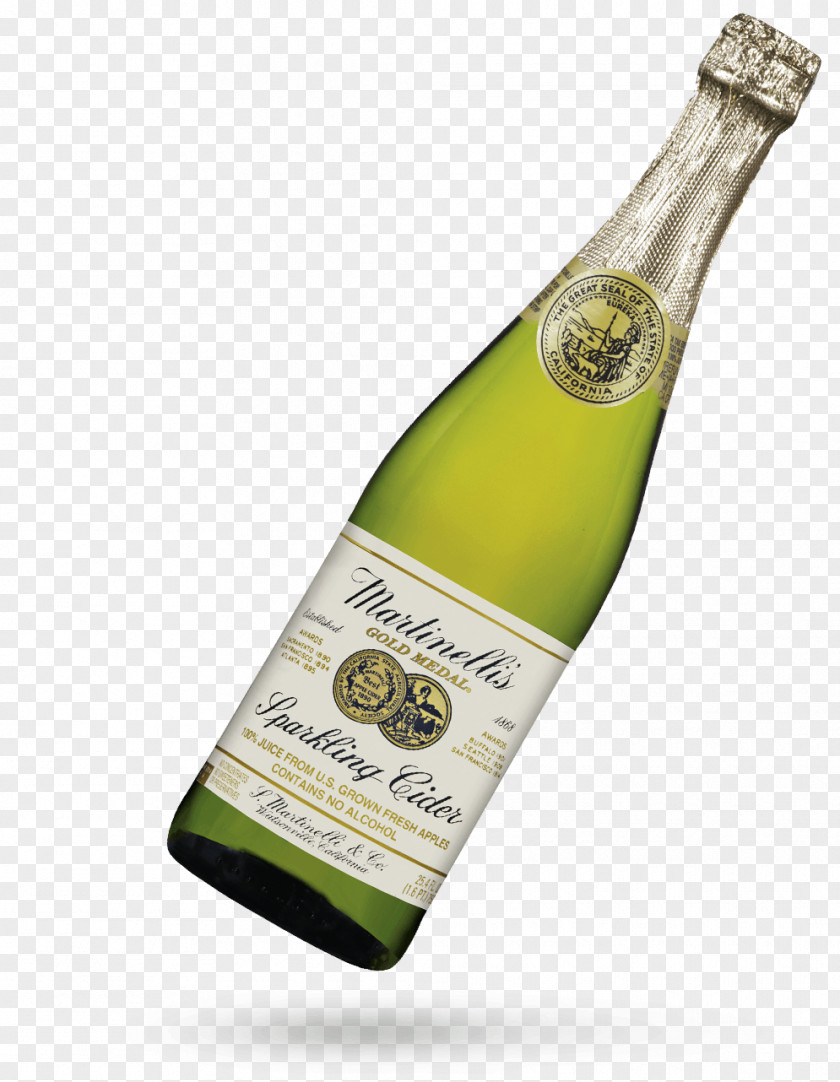 Promotional Label Champagne Apple Cider Juice Wine PNG
