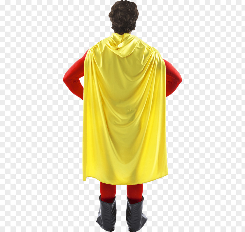 Superhero Suit Yellow Costume Red Outerwear PNG