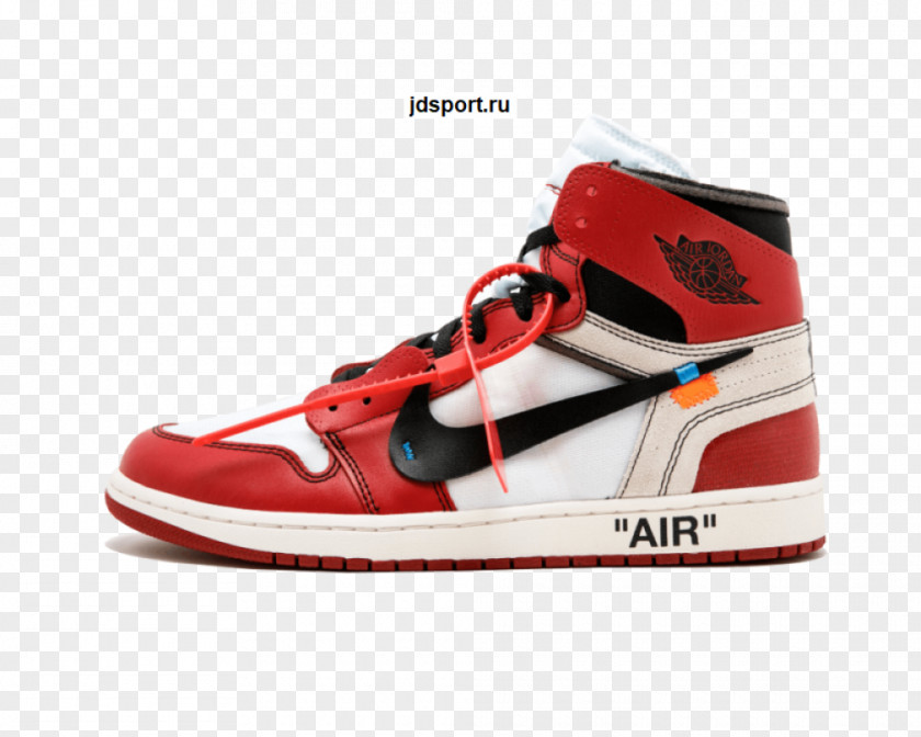 Nike Air Jordan Off-White Sneakers Shoe PNG