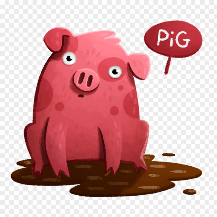Pig Domestic Watercolor Painting Designer Illustration PNG