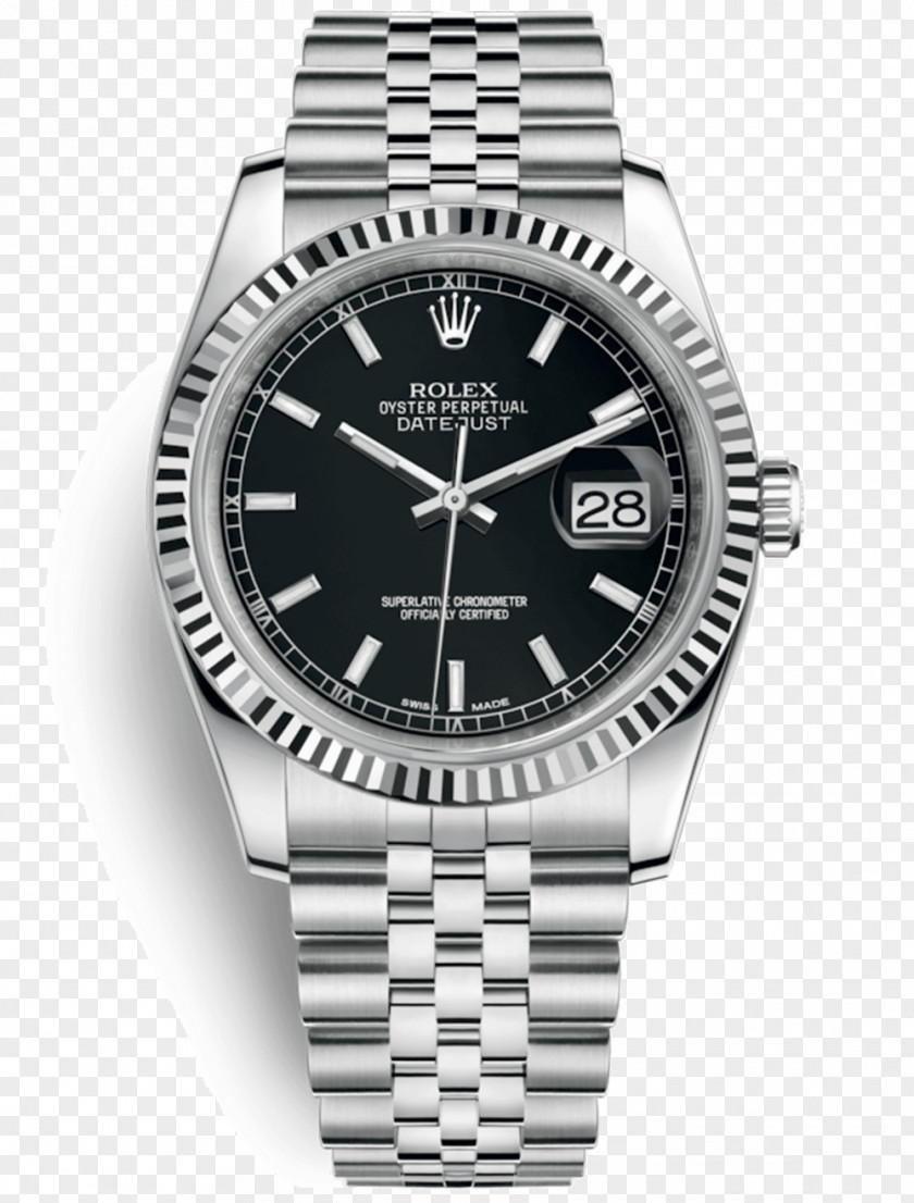 Rolex Datejust Chronometer Watch SAE 904L Stainless Steel PNG