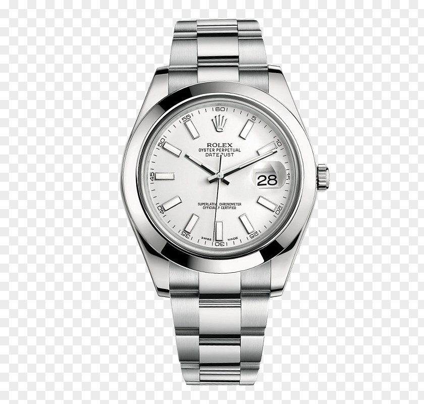Rolex Watch Silver Datejust Daytona Automatic PNG