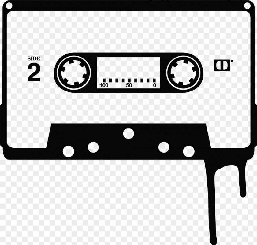 Turntables Cliparts 1980s Compact Cassette Deck Mixtape PNG