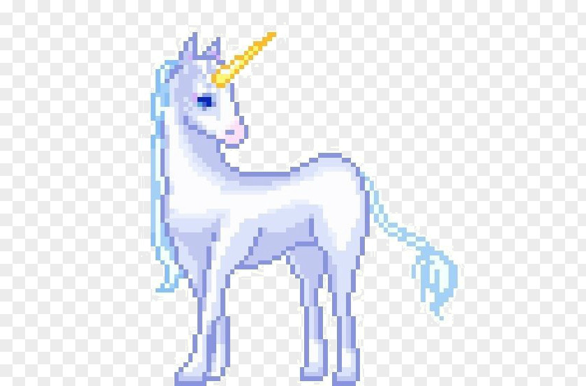 Unicorn Pixel Art Cross-stitch Pattern PNG