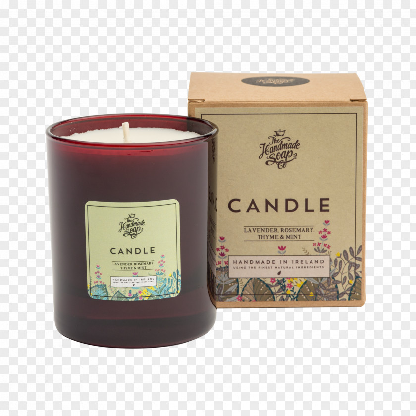 Candle English Lavender Cymbopogon Citratus Cedar Oil Rosemary PNG