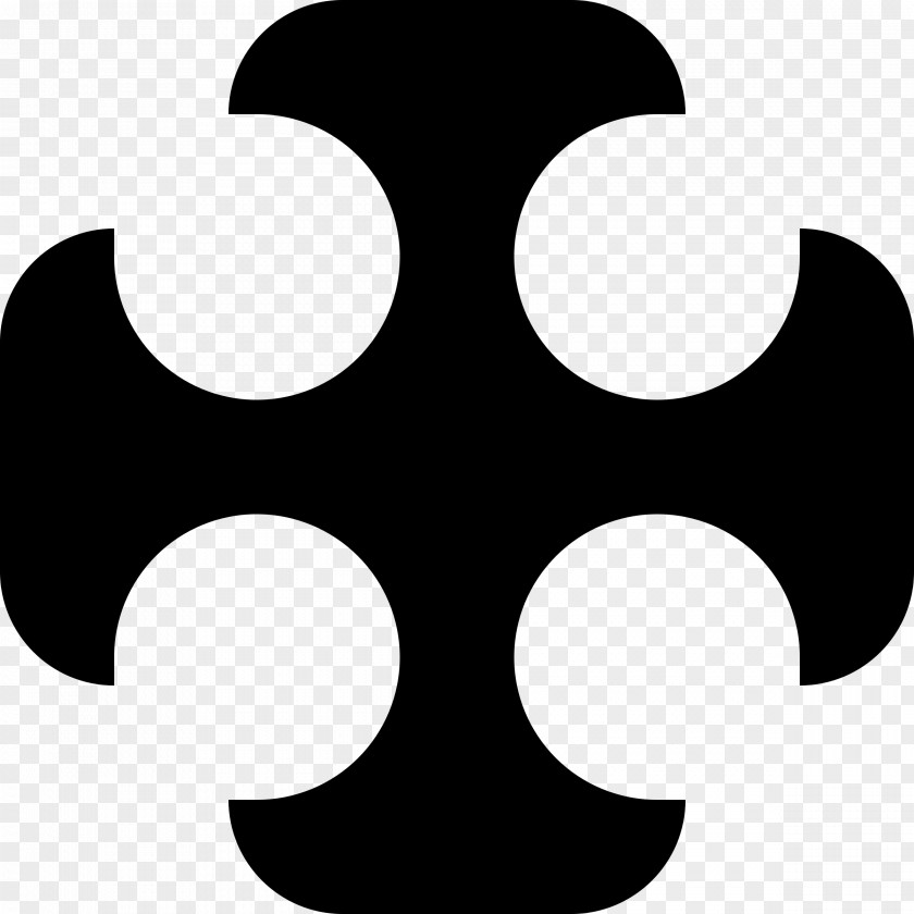 Creative Cross White Logo Black M Clip Art PNG