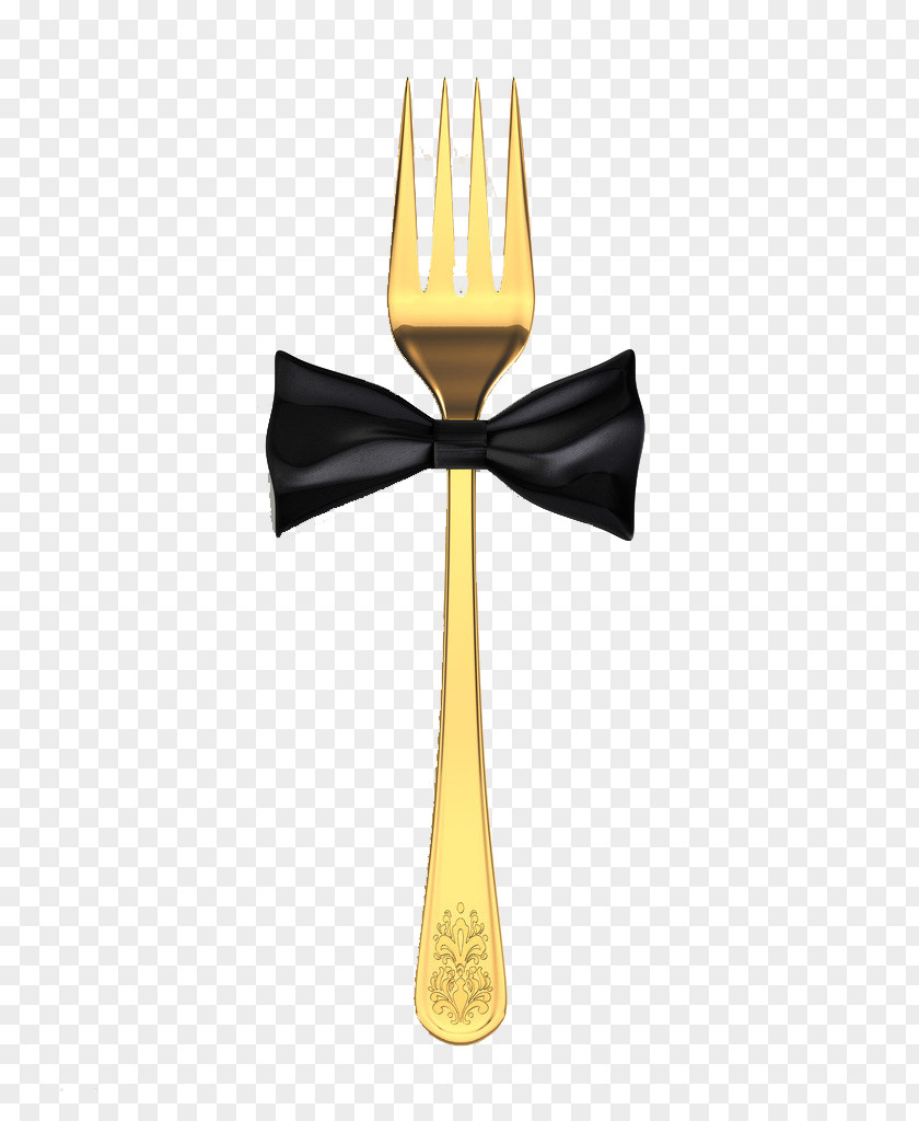 Golden Bow Forks Fork Download PNG