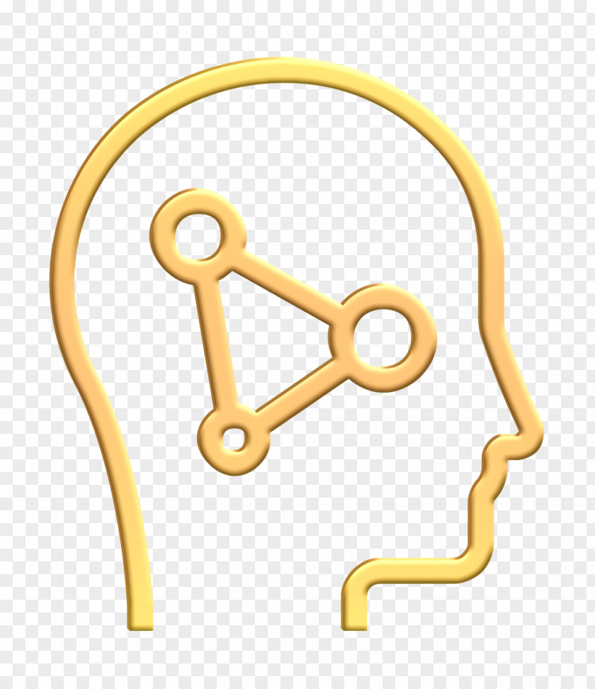 Metal Brass Artificial Icon Brain Computer PNG