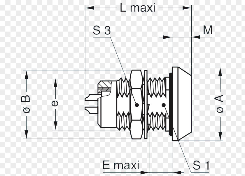 Push Pull Paper Electrical Connector Technical Drawing AC Power Plugs And Sockets PNG