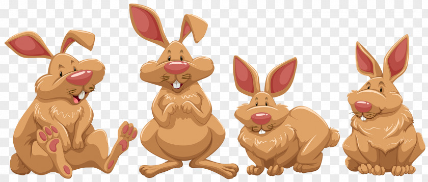 Cartoon Rabbit Easter Bunny Netherland Dwarf Illustration PNG