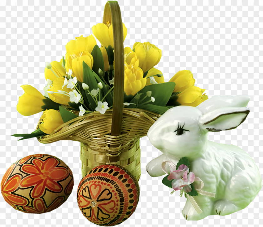 Easter Bunny Holiday Paschal Greeting PNG