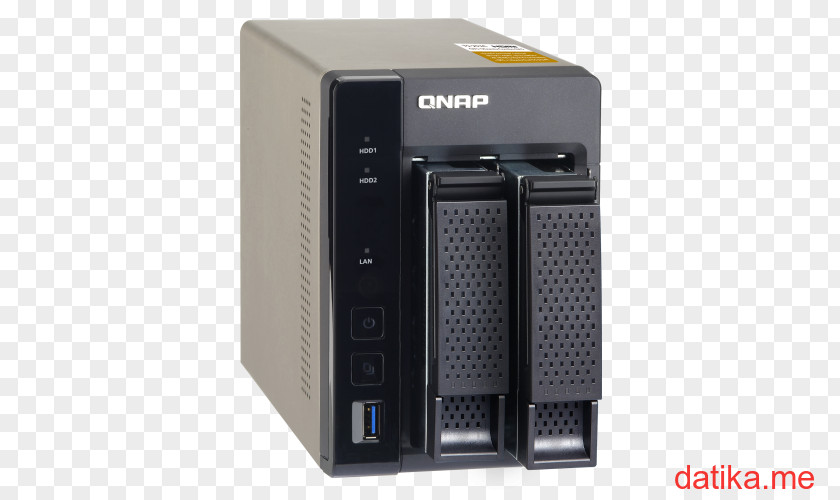 QNAP TS-253A Network Storage Systems Hard Drives Systems, Inc. Computer Data PNG