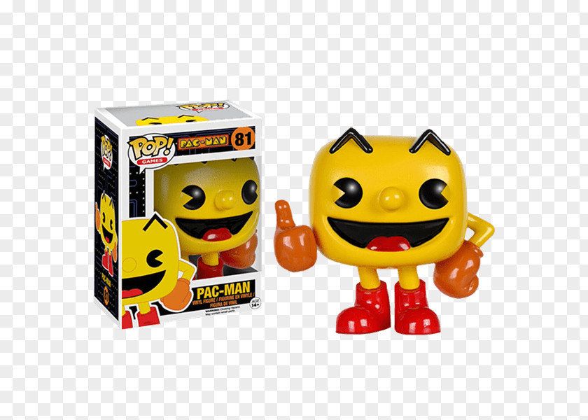 Pac Man Ms. Pac-Man Pac-Land Funko Video Games PNG