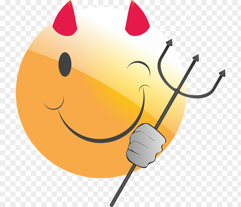 Smiley Emoticon Devil Laughter Clip Art PNG