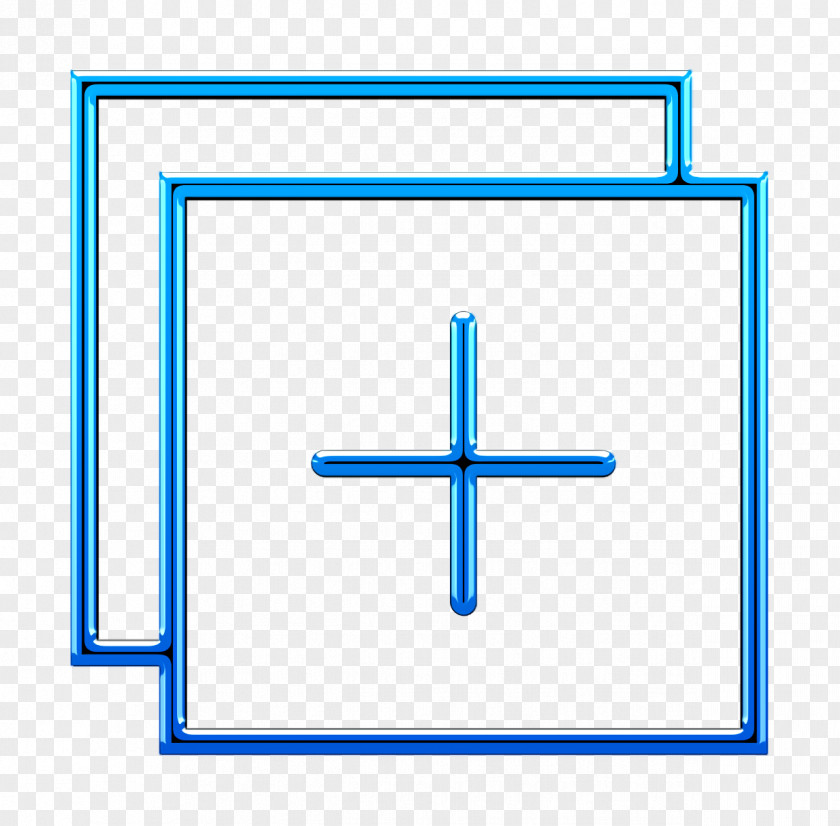 Symbol Rectangle Essential Set Icon Add PNG