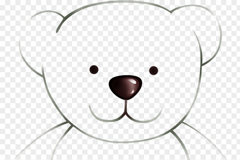 White Bear Material Cartoon Clip Art PNG