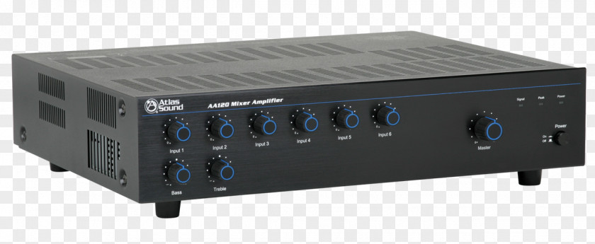 Audio Amplifier AtlasIED Atlas Sound AA Series AA30PHD Mixers Public Address Systems PNG