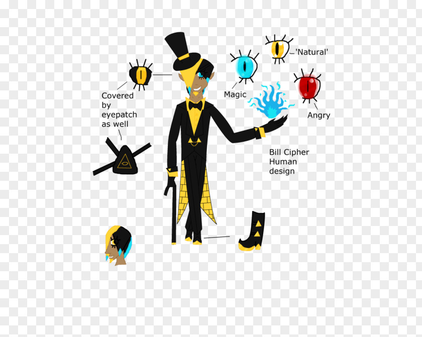 Bill Cipher Human Graphic Design Illustration Drawing Clip Art PNG