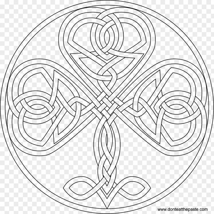 Celtic Knot Coloring Book Adult PNG