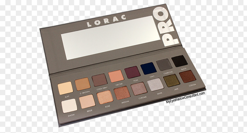 Makeup Palette Eye Shadow LORAC PRO 2 Primer Cosmetics PNG